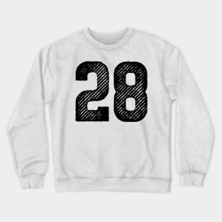 Rough Number 28 Crewneck Sweatshirt